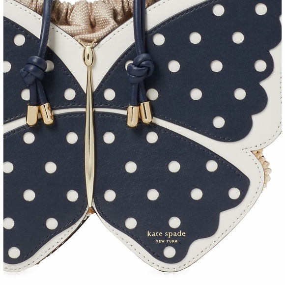 Kate Spade Wing it polka dot butterfly satchel - Picture 6 of 11